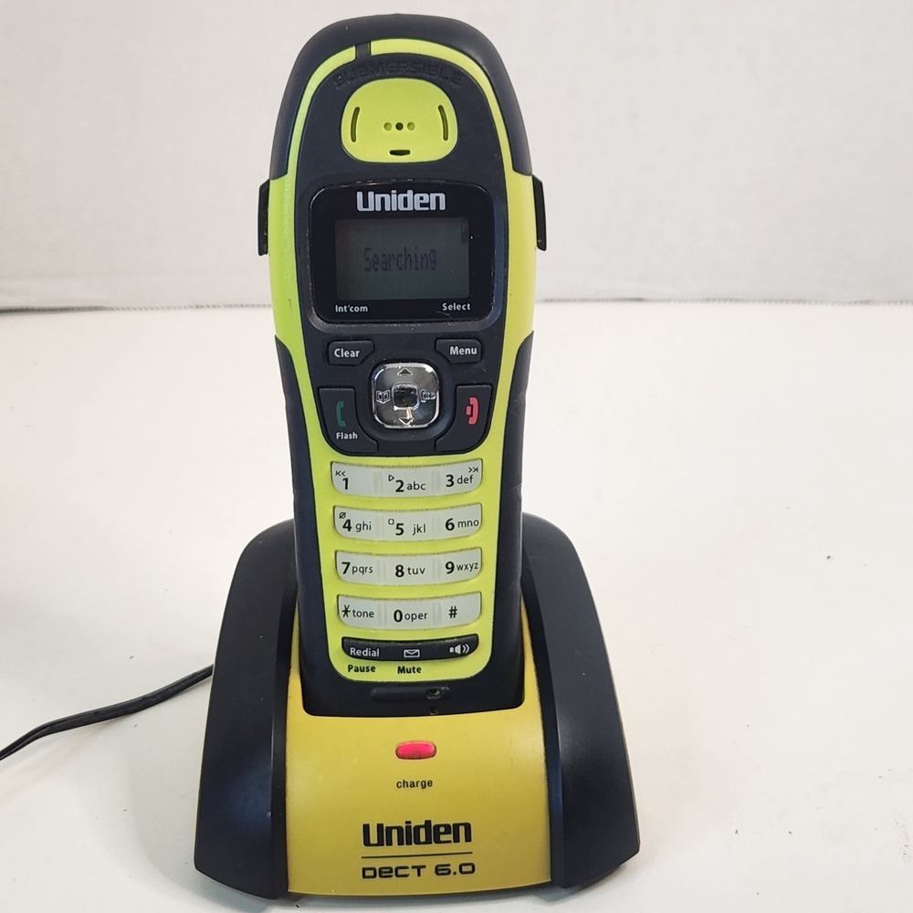Uniden DECT 6.0 Waterproof Submersible Cordless Phone Handheld Parts Repair Only